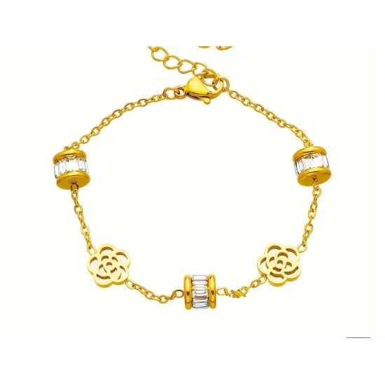 EVAMON  FLOWERS BRACELET