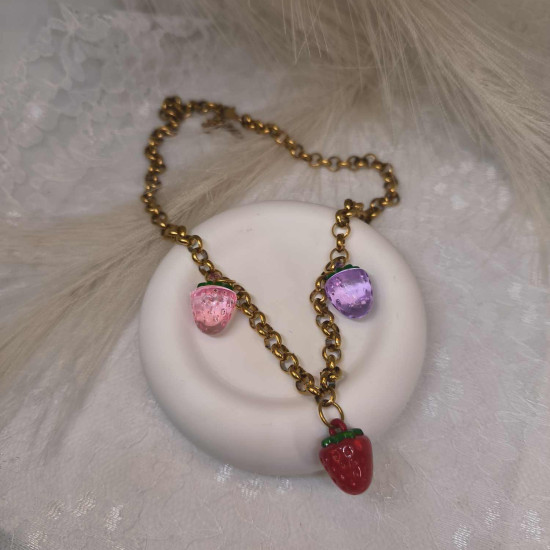 EVAMON  FRAULITA RED NECKLACE