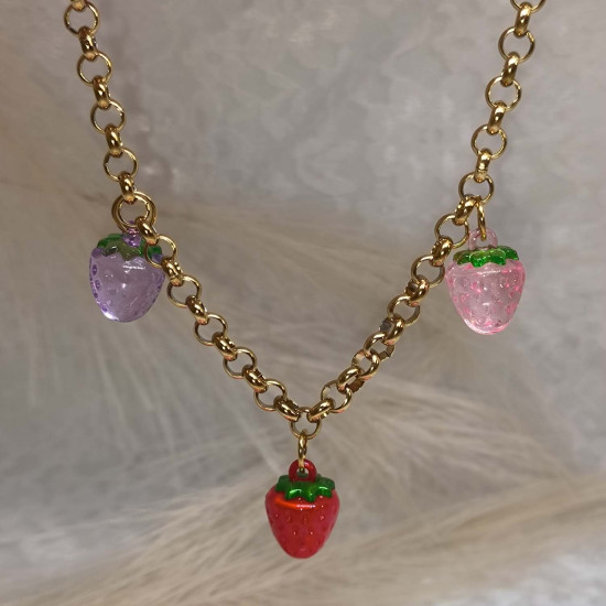 EVAMON  FRAULITA RED NECKLACE